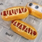 1pc Hot Dog 1.5/1.75/2/2.25/2.75U Artisan Clay Food Keycaps MX for Mechanical Gaming Keyboard